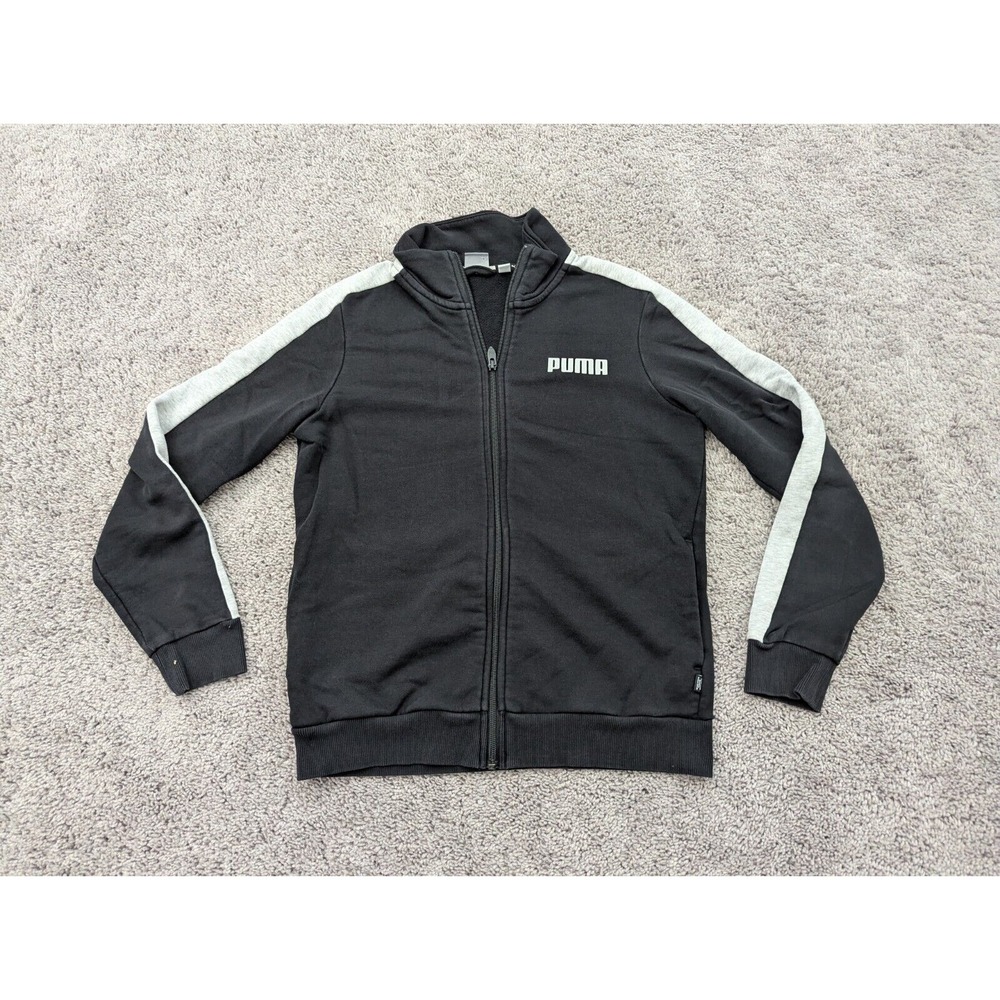 PUMA Varsity Jacket Womens Medium Full Zip Long Sleeve